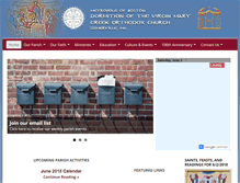 Tablet Screenshot of dormitionchurch.org